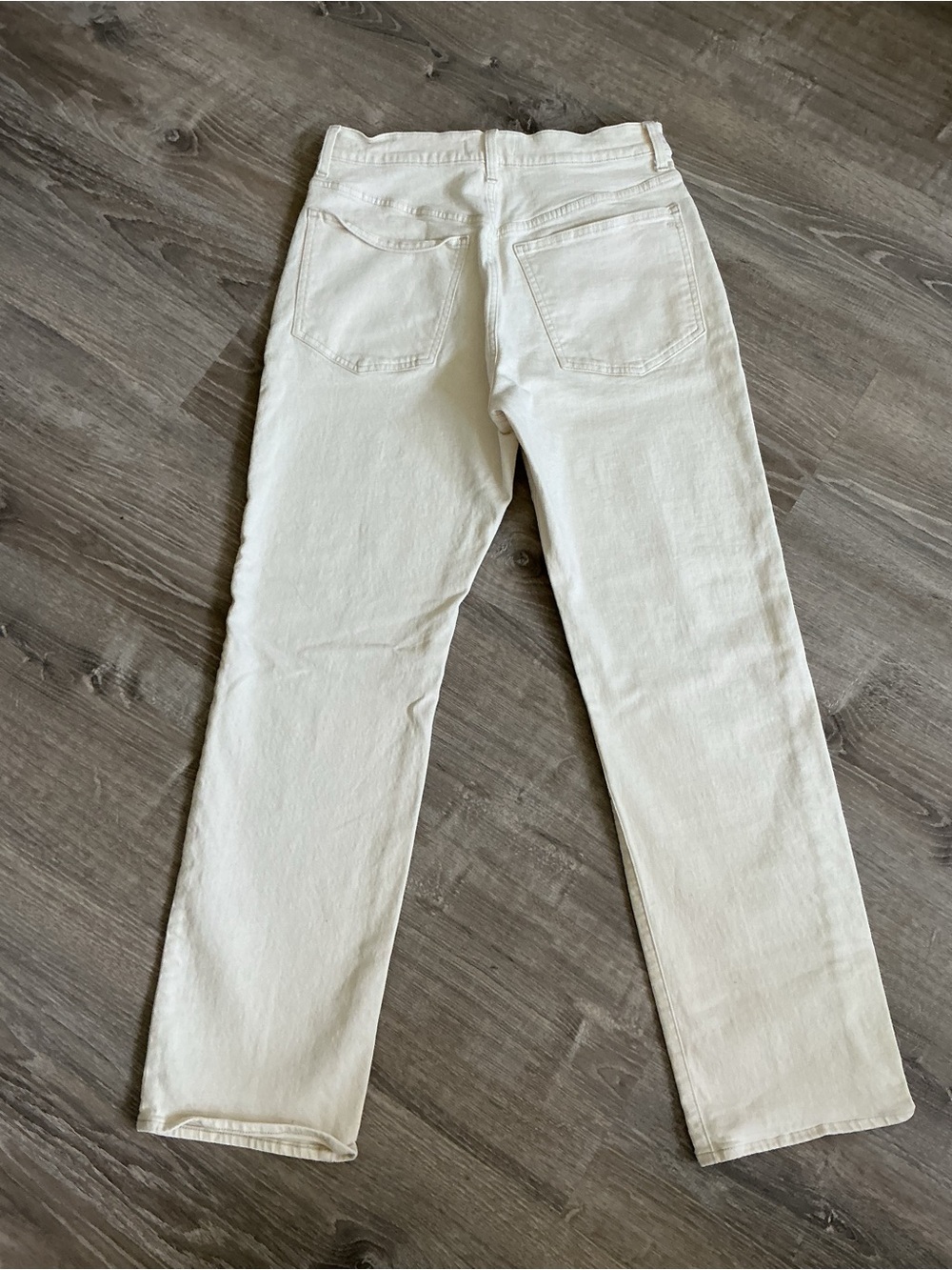 Madewell 90s Straight Off White Jeans - Picture 4 of 6